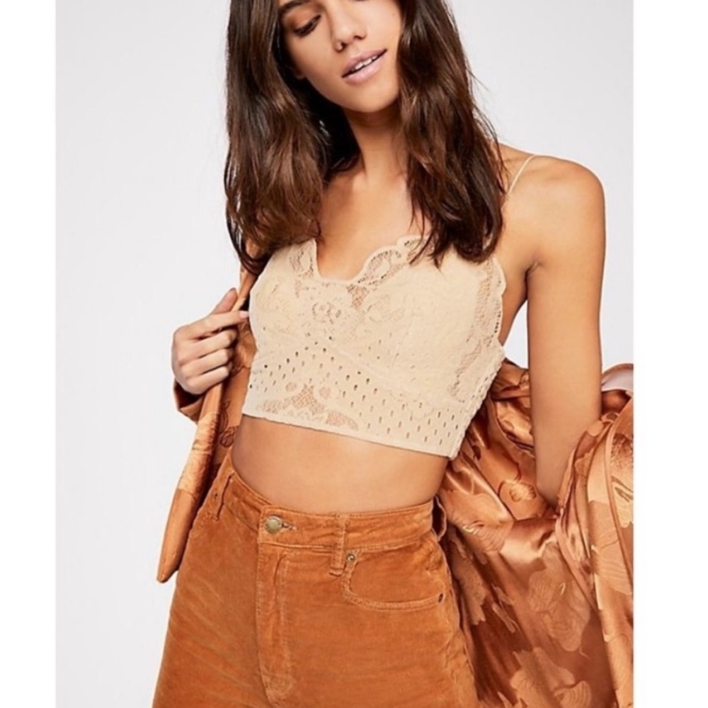 Free People - FP One Flocked Velvet Adella Bralette
